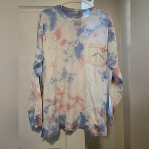 PINK by VS Tie-Dye  Long Sleeve Shirt